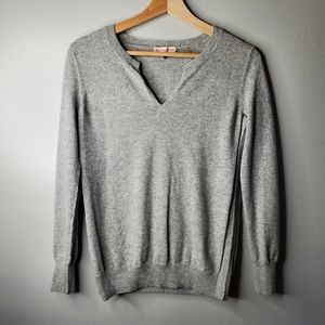 Rebecca Taylor Cashmere Sweater Light Grey Neutral